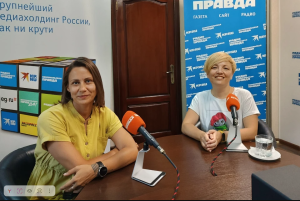 Рассказали на радио о наших проектах